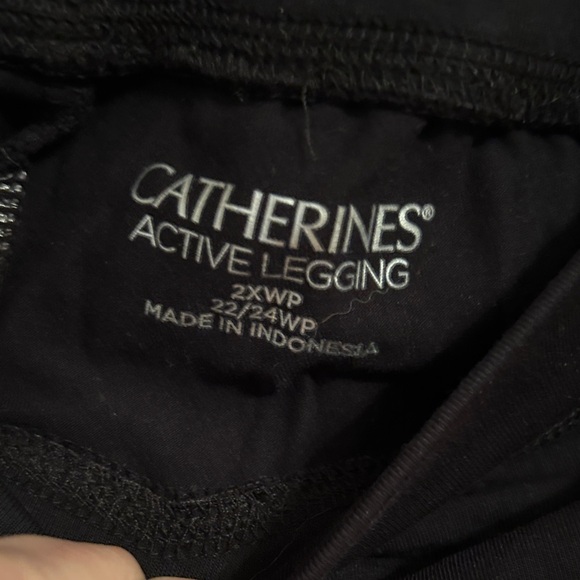 Catherines Pants - Catherines Black Active Leggings size 2x WP